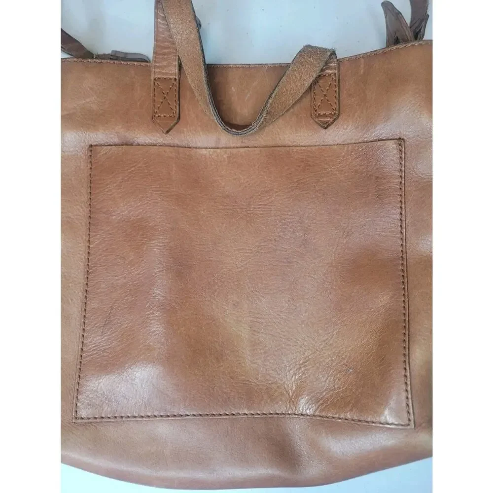 Madewell Crossbody Cow Leather Bag Purse Brown Timeless Staple Piece Minimalist